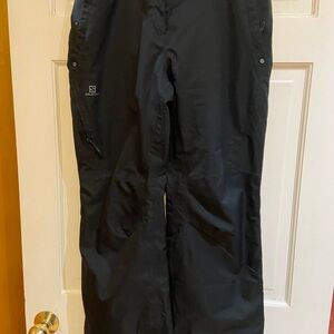 Salomon Men's Black Cargo Winter Pants